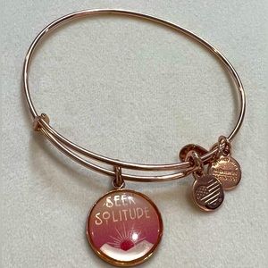 Rose gold Alexi & Ani SEEK SOLITUDE bracelet